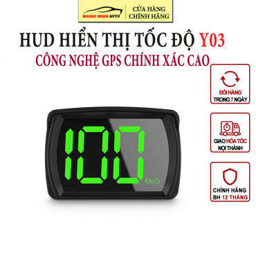 HUD hiển thị tốc độ kính lái GPS Y03 - HUD hiển thị tốc độ GPS nhỏ gọn tinh tế 