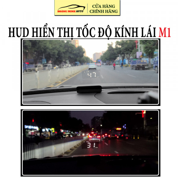 Hud hiển thị tốc độ xe ô tô và cảnh báo Việt HUD, C100, C500, C600, C800, A8, A9, A200, M1, M8 - tặng kèm dây cable OBD2 
