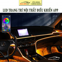 LED trang trí nội thất ô tô - LED viền xe ô tô - Hàng cao cấp - 16 triệu màu điều khiển bằng app, cảm biến âm thanh nhấp nháy