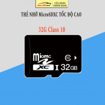 Thẻ Nhớ 32Gb Tốc độ cao Class 10 chuyên dụng cho camera - cam hành trình - điện thoại - flycam - BH 24 tháng