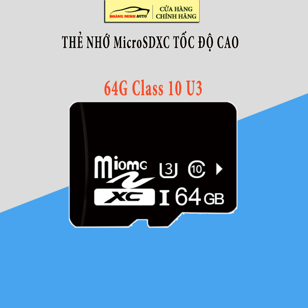 Thẻ Nhớ 64Gb Tốc độ cao Class 10 - U3 chuyên dụng cho camera - cam hành trình - điện thoại - flycam - BH 24 tháng 
