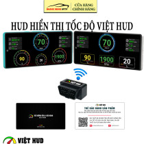 Hud hiển thị tốc độ xe ô tô và cảnh báo Việt HUD - Kết nối không dây